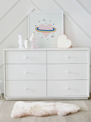 Milo 6-drawer Dresser - Simply White