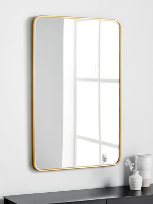 Modern Streamline Wall Mirror