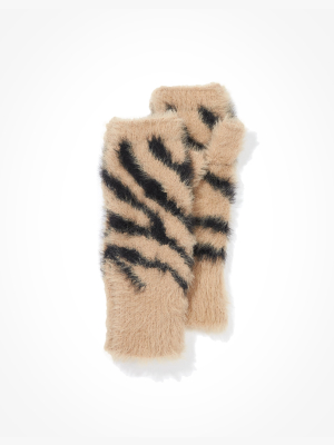 Ae Tiger Fingerless Gloves