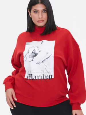 Plus Size Marilyn Monroe Sweatshirt