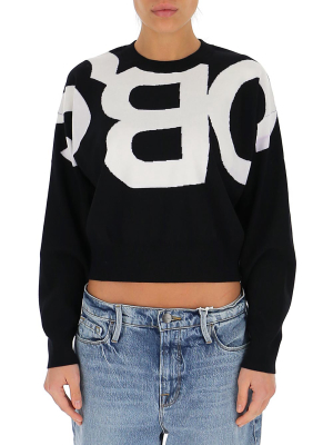 See By Chloé Logo Intarsia Sweater