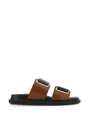 Marni Double Strap Slides