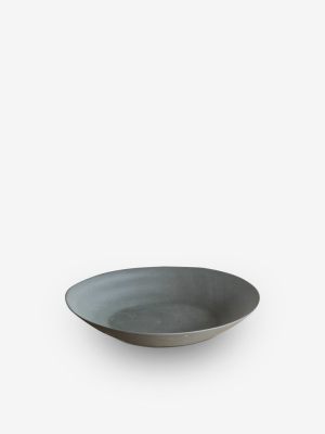 Ripple Pasta Plate In Dark Grey By Urban Oasis