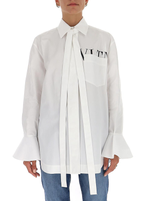 Valentino Vltn Front Pocket Shirt