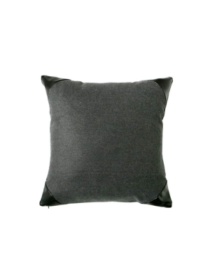 Blest Pillow Cover - Charcoal