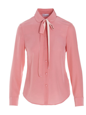 Redvalentino Pussy Bow Detail Shirt