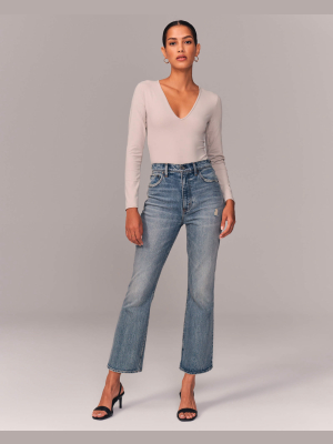 Ultra High Rise Kick Flare Jeans