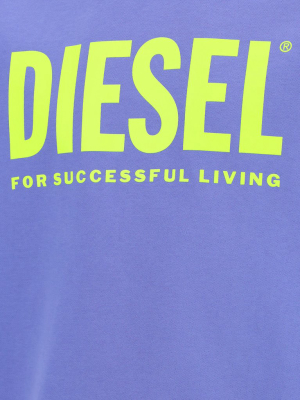 Diesel S-gir-hood-division Logo Print Hoodie