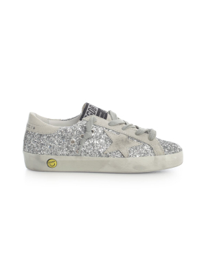 Golden Goose Kids Superstar Glitter Sneakers