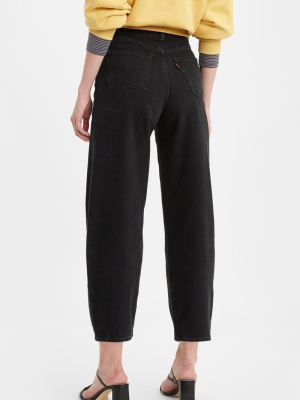 Levi’s High-waisted Balloon Leg Jean – Black Book