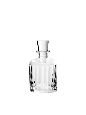Small Fluted Cut Crystal Decanter