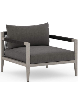 Sherwood Outdoor Chair, Charcoal/weathered Grey