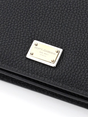 Dolce & Gabbana Logo Plaque Wallet