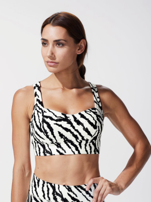 Instinct Tiger Print Longline Bra