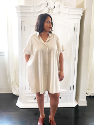 Shirt Dress Linen