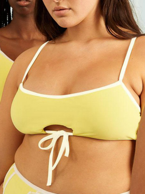 Paloma Swim Top - Lemon