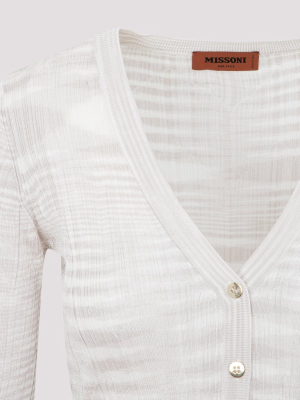 Missoni Buttoned Cropped Cardigan