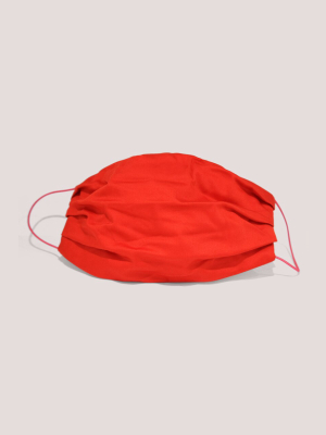 Red Double Layer Face Mask