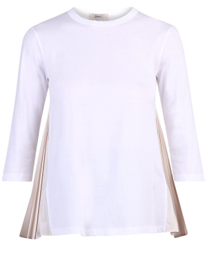 Herno Pleated Side T-shirt