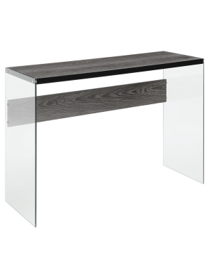 Soho Console Table Weathered Gray - Breighton Home