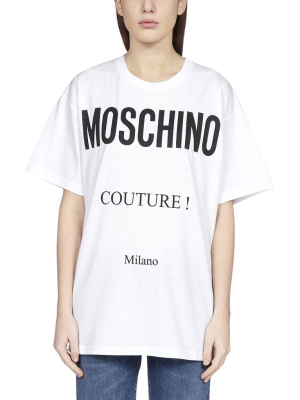 Moschino Couture Logo Printed T-shirt