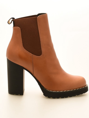 Hogan Block Heel Ankle Boots