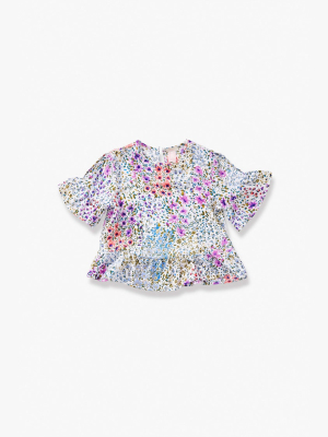 Girls Floral Print Top (kids)