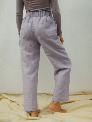 Scrunchie Pants — Lilac