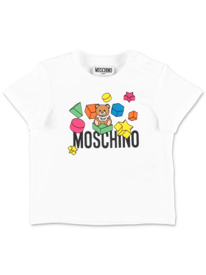 Moschino Kids Graphic Logo Printed T-shirt