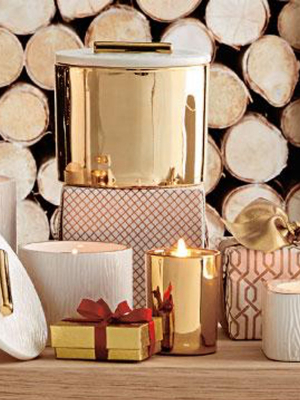 Frasier Fir Gold Votive