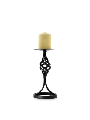 Dryad 4 Strand Candlestick Small Black