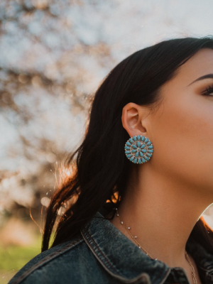 Eliza Earrings | Turquoise - Final Sale