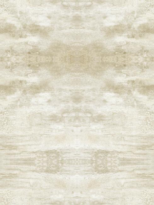 Serene Jewel Wallpaper In Neutral From The Impressionist Collection By York Wallcoverings