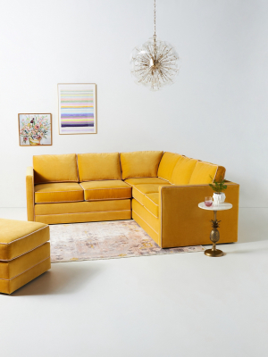 Carroll Contrast Piping Sectional