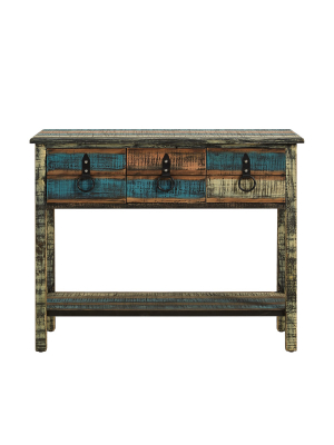 Marley Console Table Distressed - Powell Company