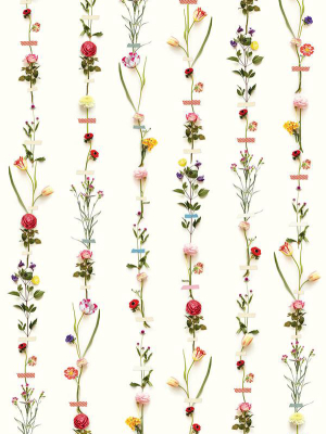 Flower Garland Wall Mural By Eijffinger For Brewster Home Fashions