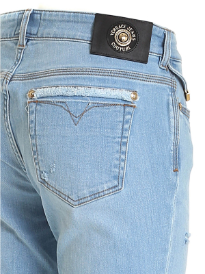 Versace Jeans Couture Logo Patch Jeans