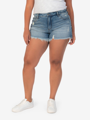 Jane High Rise Short, Plus (instruction Wash)