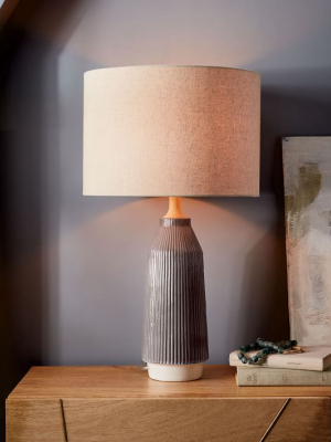 Roar + Rabbit™ Ripple Ceramic Table Lamp - Tall