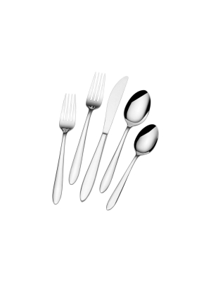 International 20pc Stainless Steel Felice Silverware Set