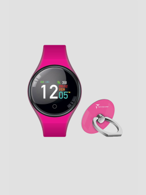 Freetime Pink Smartfit With Ring