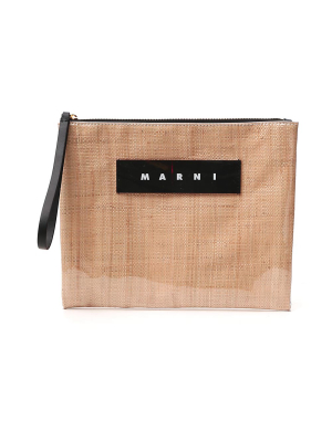 Marni Logo Clutch Bag