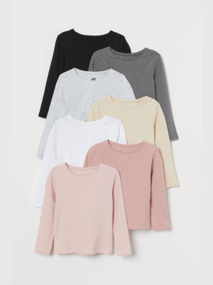 7-pack Long-sleeve Jersey Tops