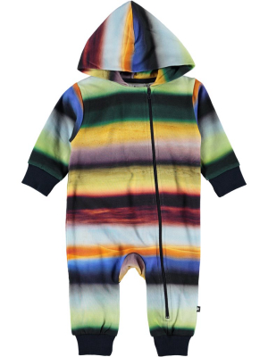 Molo Cosmic Rainbow Hooded Jumpsuit