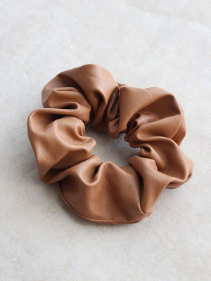 Vegan Leather Scrunchie (see Color Options)