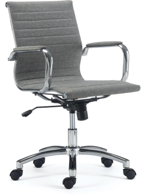 Staples Everell Fabric Managers Chair Grey 24328567