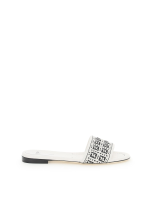 Fendi Ff Interlace Sandals