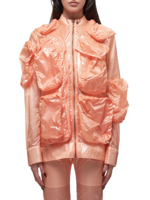 Nylon Plastic Jacket (mss20c041-orange)