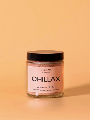 Chillax Bath Soak: 4oz. Jar