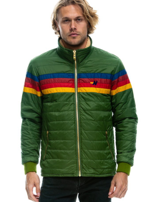 Men's 4 Stripe Jacket -  Garden Green